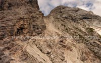 Percorso tra la Forcella Val d'Arcia e il Rifugio
		Venezia, Monte Pelmo, Dolomiti