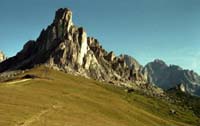 La Gusèla al
                  Passo Giau, Dolomiti