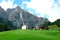 Corvara, Dolomiti, con il Sassongher