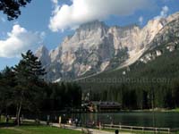 San Vito di Cadore, il lago di Mosigo e la Croda Marcora